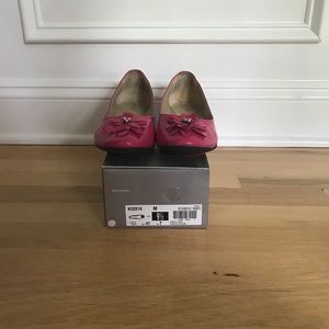 Rockport pink patent leather flats 9.5